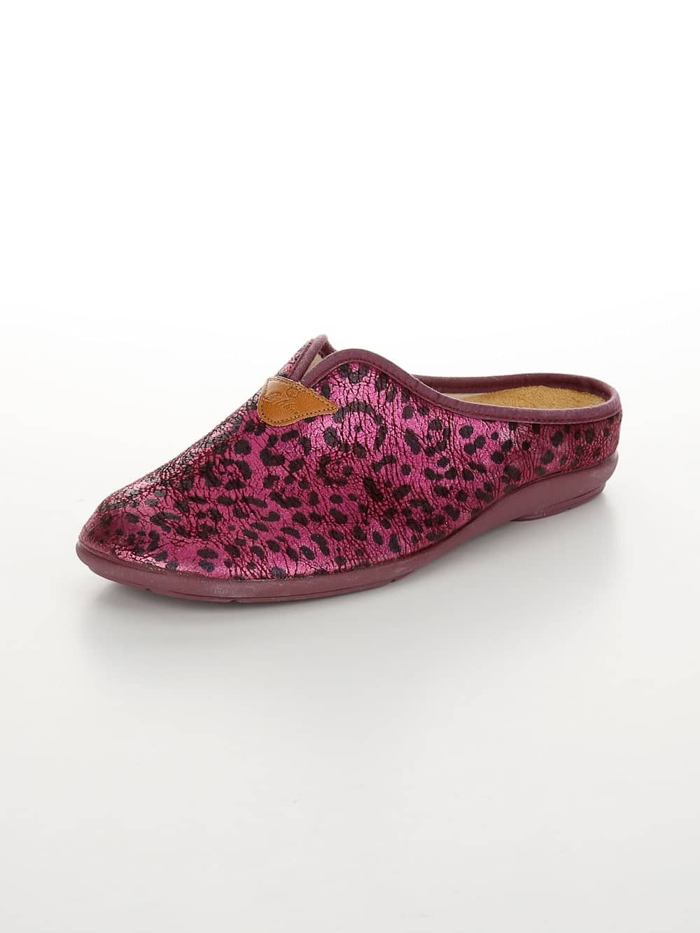 Vamos Pantolette aus dehnbarem Textilmaterial - Fuchsia Vamos Pantolette aus dehnbarem Textilmaterial - Fuchsia