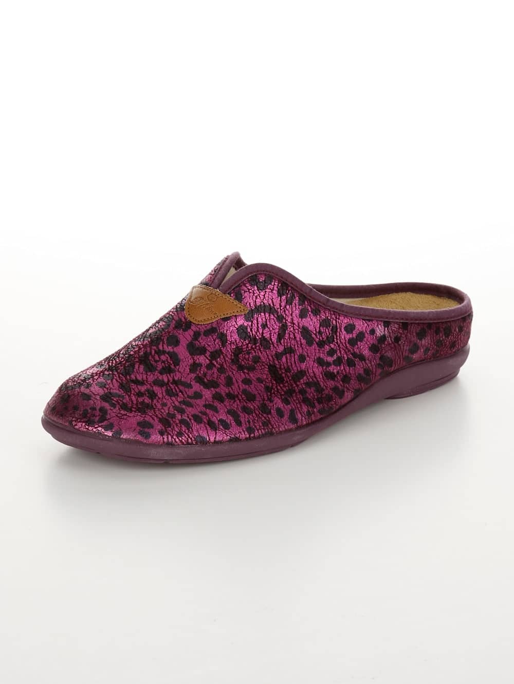 Vamos Pantolette aus dehnbarem Textilmaterial - Fuchsia Vamos Pantolette aus dehnbarem Textilmaterial - Fuchsia