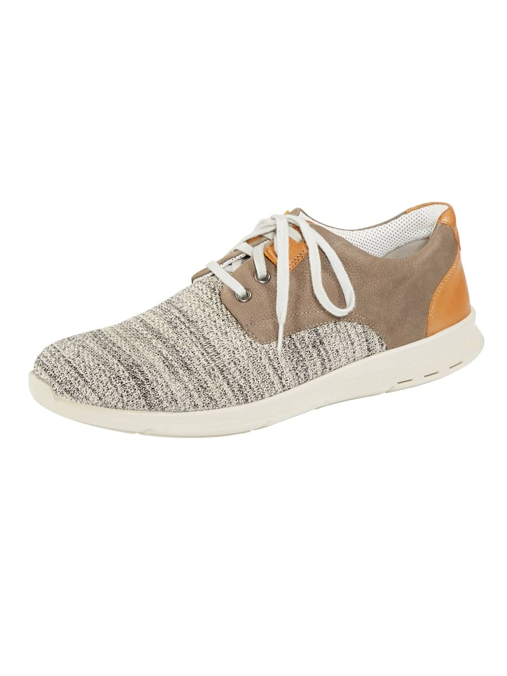 Vamos Schnurschuh mit Superstretch-Textil - Beige